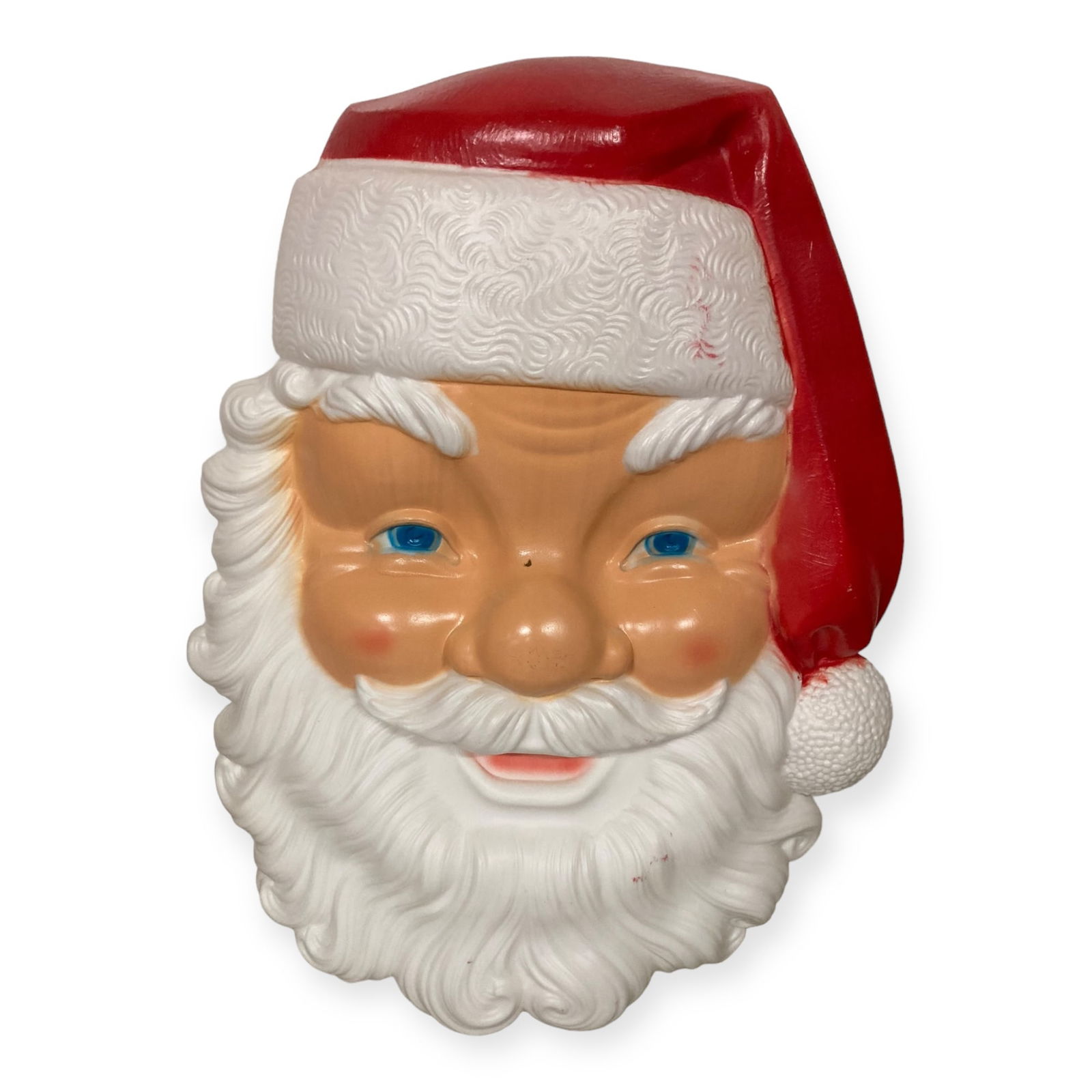 Large Plastic Santa Face (1 of 1)