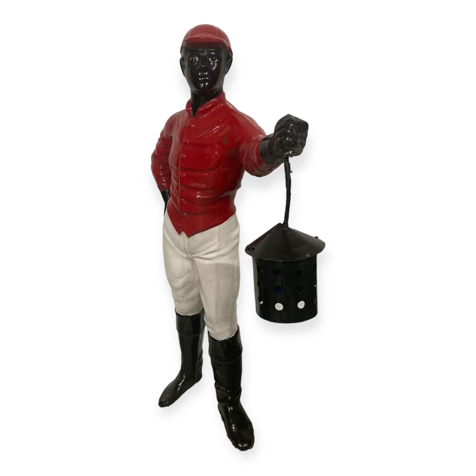 5 Foot Cast Iron Jockey (1 of 2)