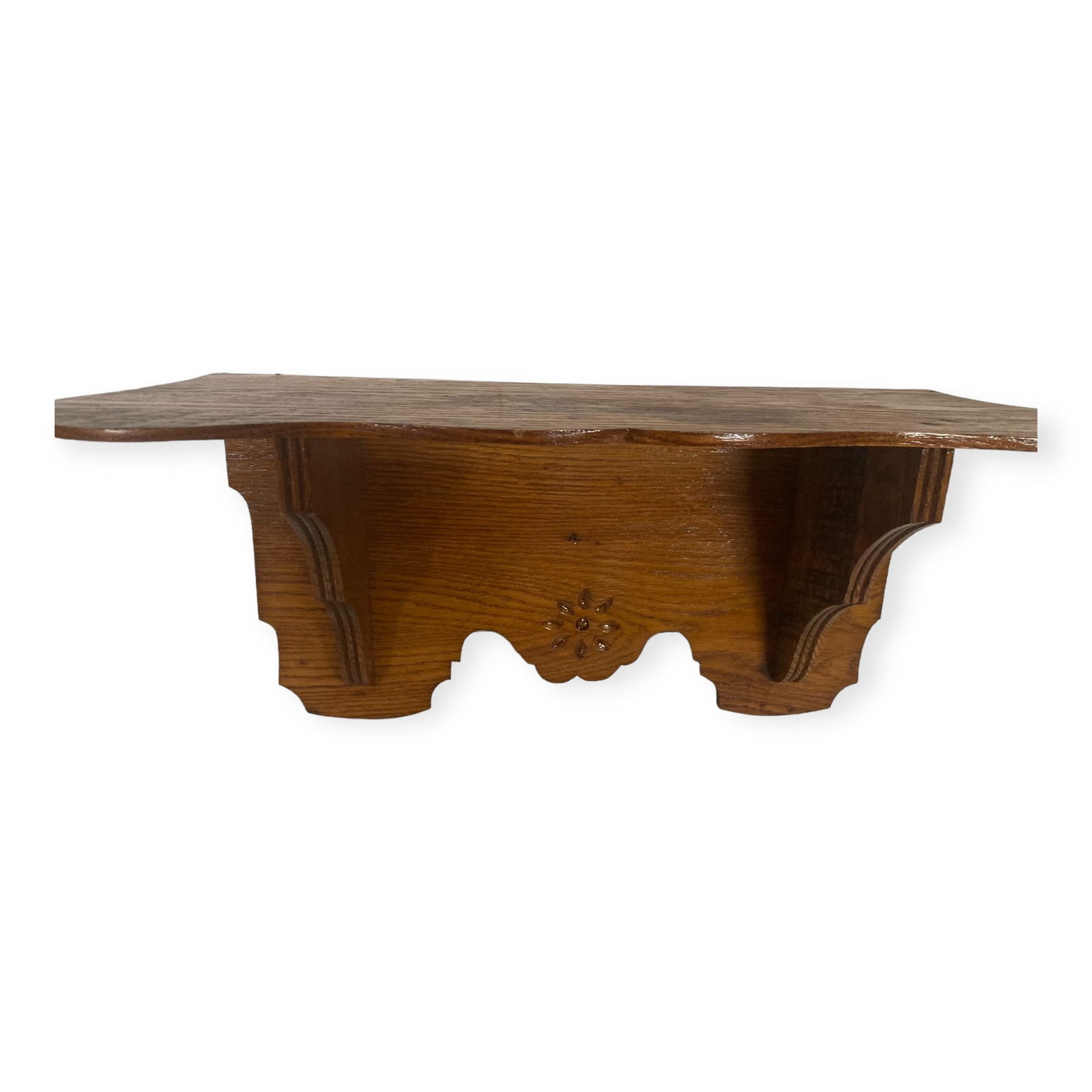 Oak Eastlake Clock Shelf (1 of 1)