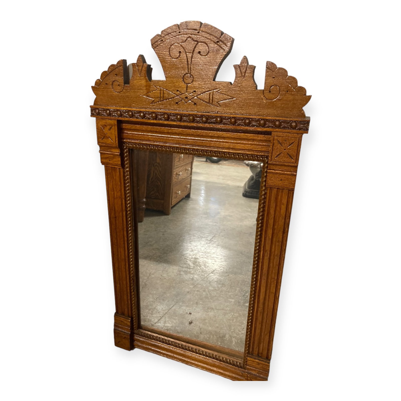 Eastlake Wall Mirror: Small Eastlake wall mirror