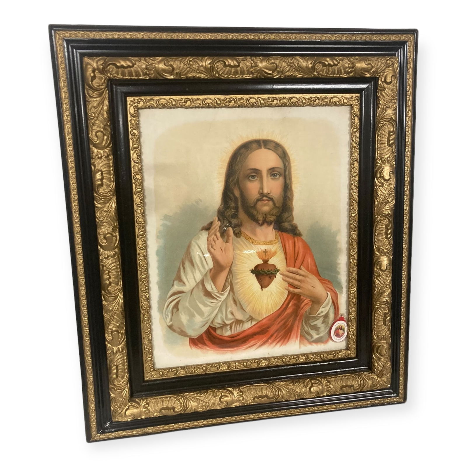 Picture Frame With Jesus Print (1 of 1)