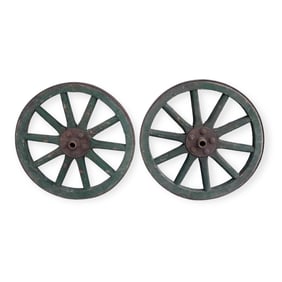 19th C Wooden Wheels