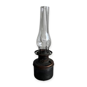 Vintage Copper Oil Lamp