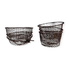 Group of 6 Wire Fruit Baskets