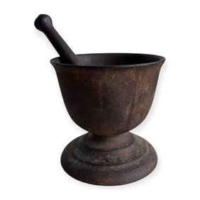 Heavy Cast Iron Mortar & Pestle