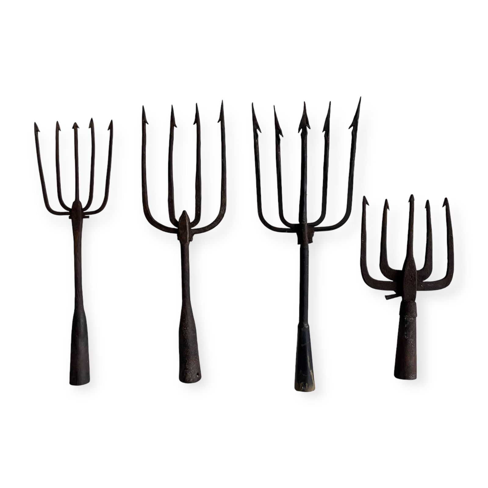 Group of 4 Iron Fishing Spears (1 of 1)