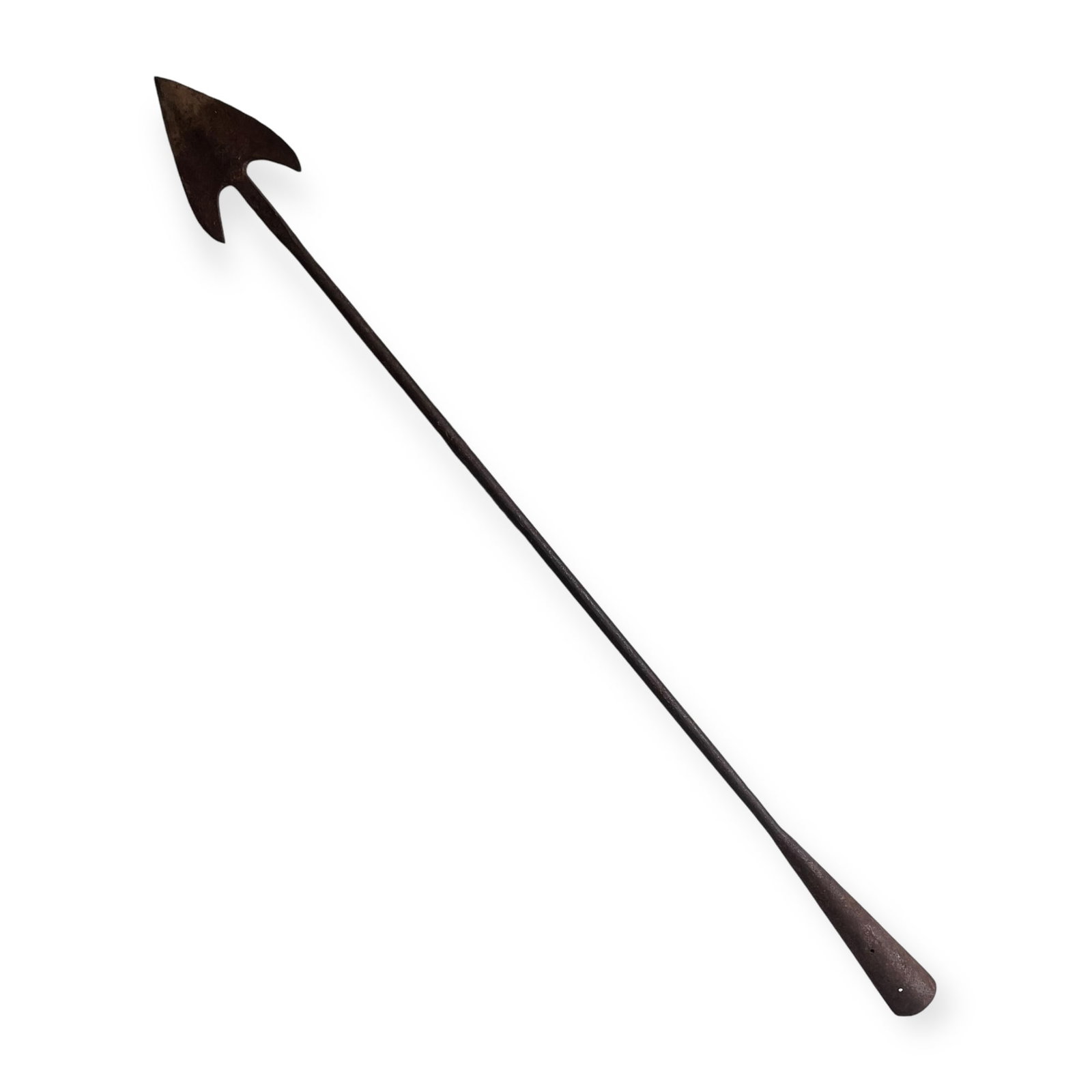Exceptional 4 Foot Harpoon Spear: Measuring 4 feet in length, iron.