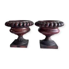Matching Pair of Terracotta Urns