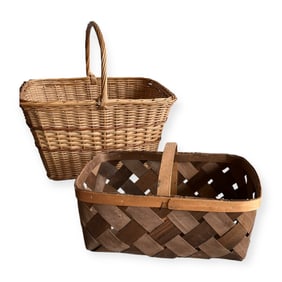 2 Handled Picnic Baskets