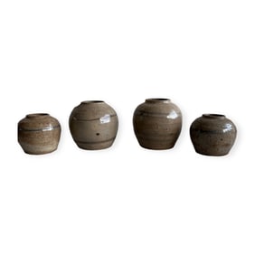 Group of 4 Stoneware Vessels