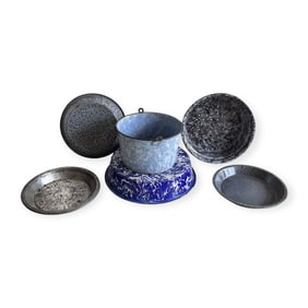 Collection of Enamelware