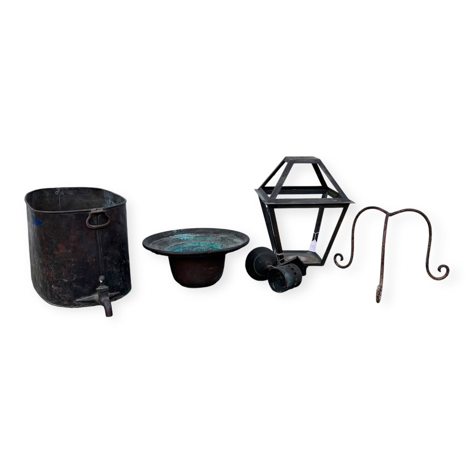 Group of 4 Misc Metalware Pieces (1 of 3)