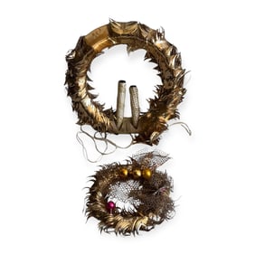 Pair of Christmas Wreaths
