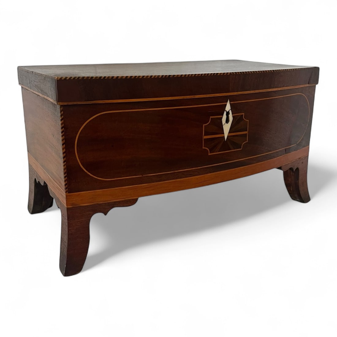 Circa 1790 Federal Inlaid Valuables Box (1 of 7)