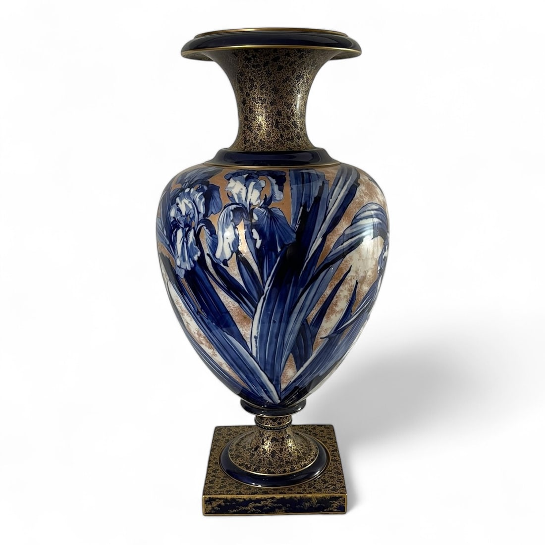 Blue Iris Royal Doulton Burslem Floor Vase (1 of 6)