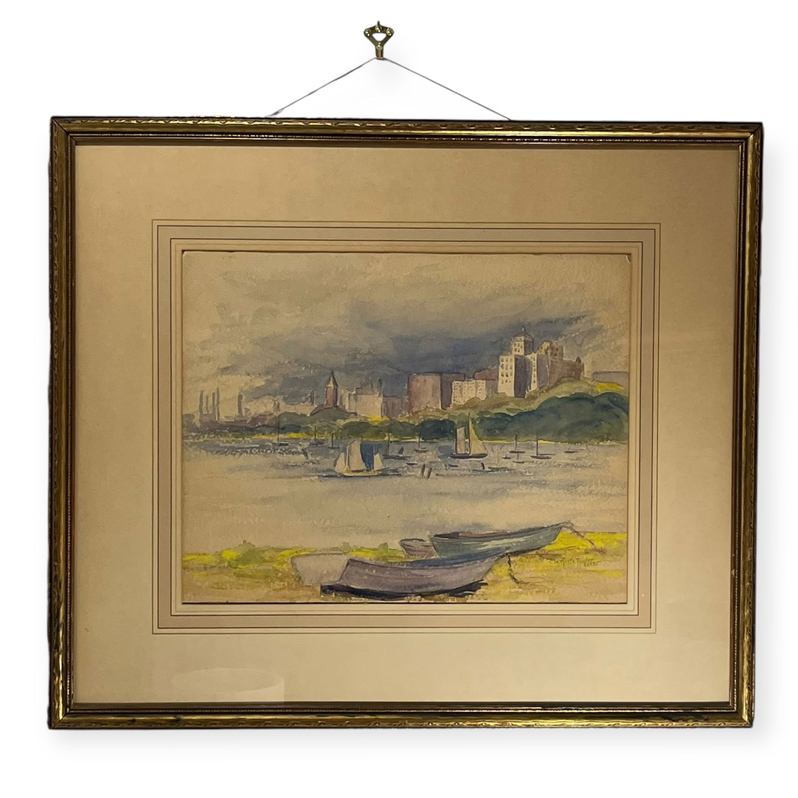 Dated 1935 Milwaukee Waterfront (Wisconsin, Marjorie Taylor) (1 of 2)