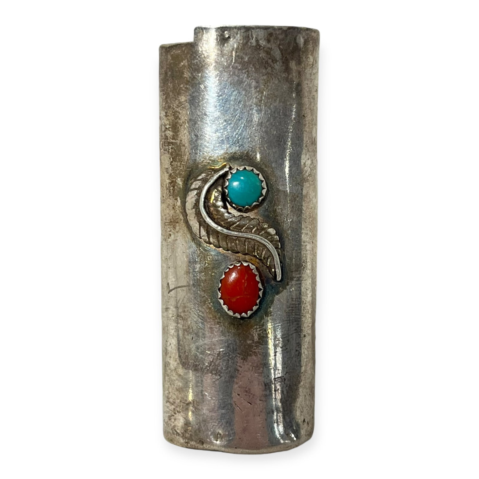 Navajo Silver Lighter Case (1 of 1)