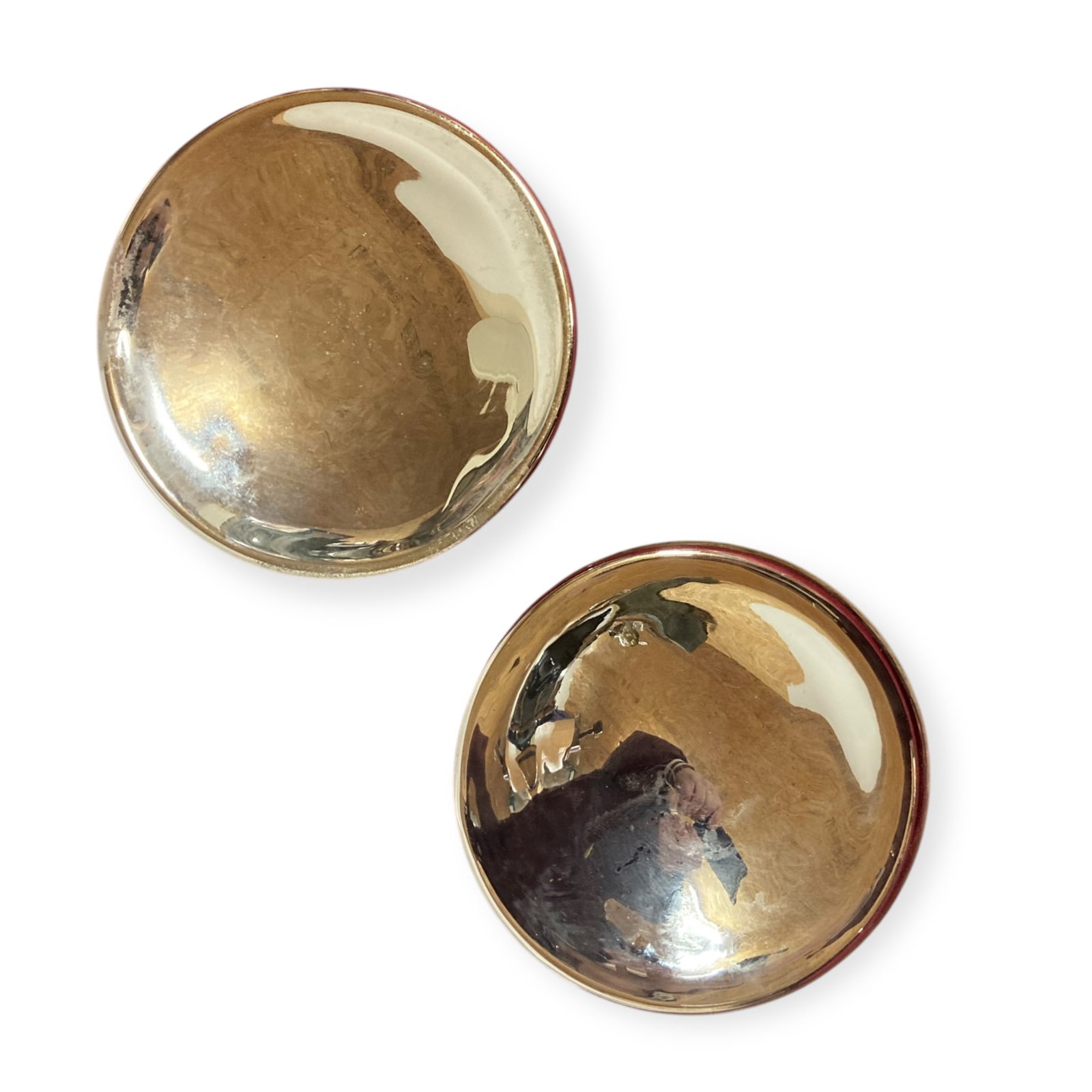 2 Vintage Bracket Lamp Reflectors (1 of 2)