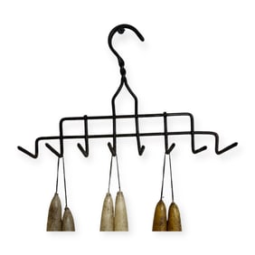 Iron Forged Beeswax Candle Hanger