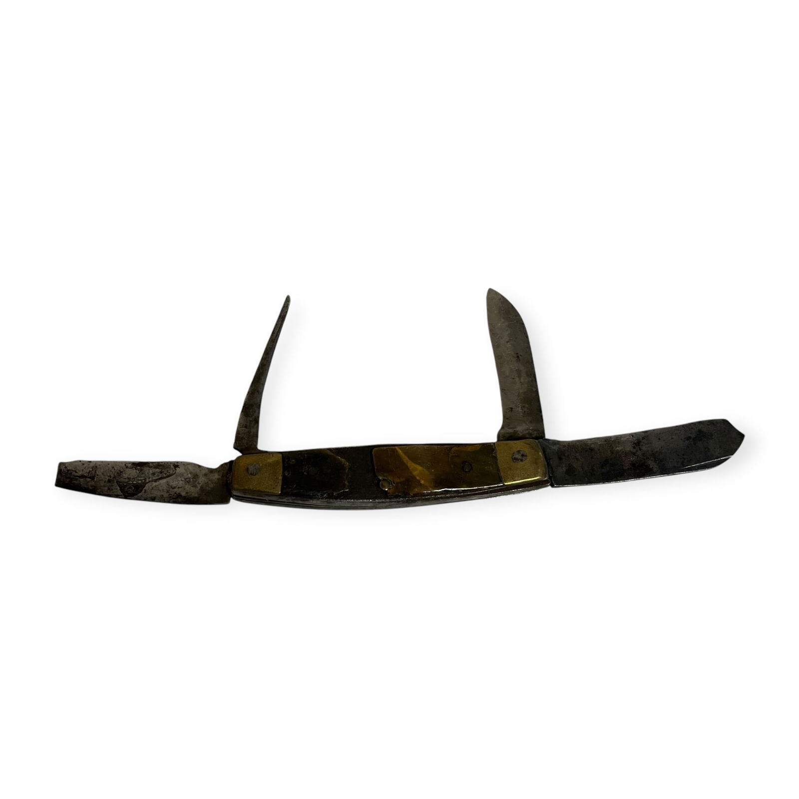 Small 4 Blade Folding Knife Marked WILSON BROS (1 of 2)