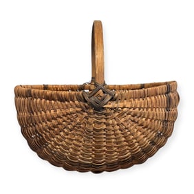 Antique Ash Splint Basket