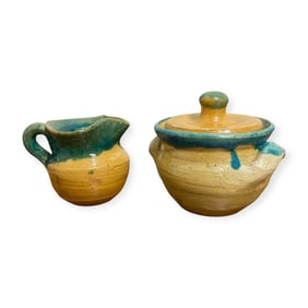 Pair of Miniature Art Pottery Pieces