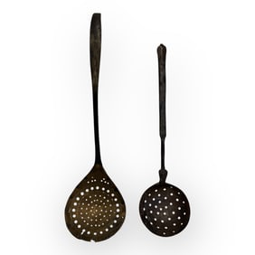 Pair Of 1800-1850 Iron Skimmers