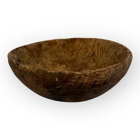 Late 18th Century American Ash Burl Bowl
