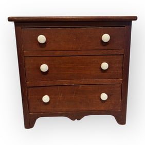 19th. Century Miniature Chest Of Drawers