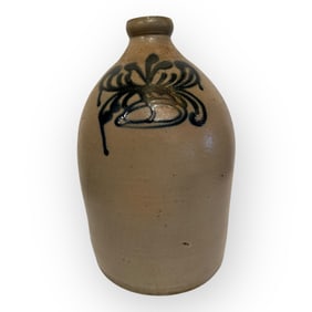 1800's Decorated 2 Gallon Stoneware Jug