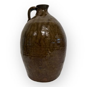 Spit Glazed Southern One Gallon Ovoid Jug