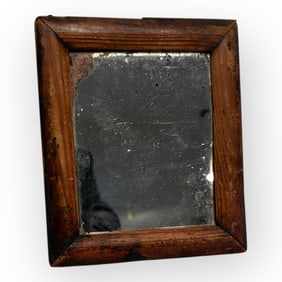 19th Century Small Looking Glass