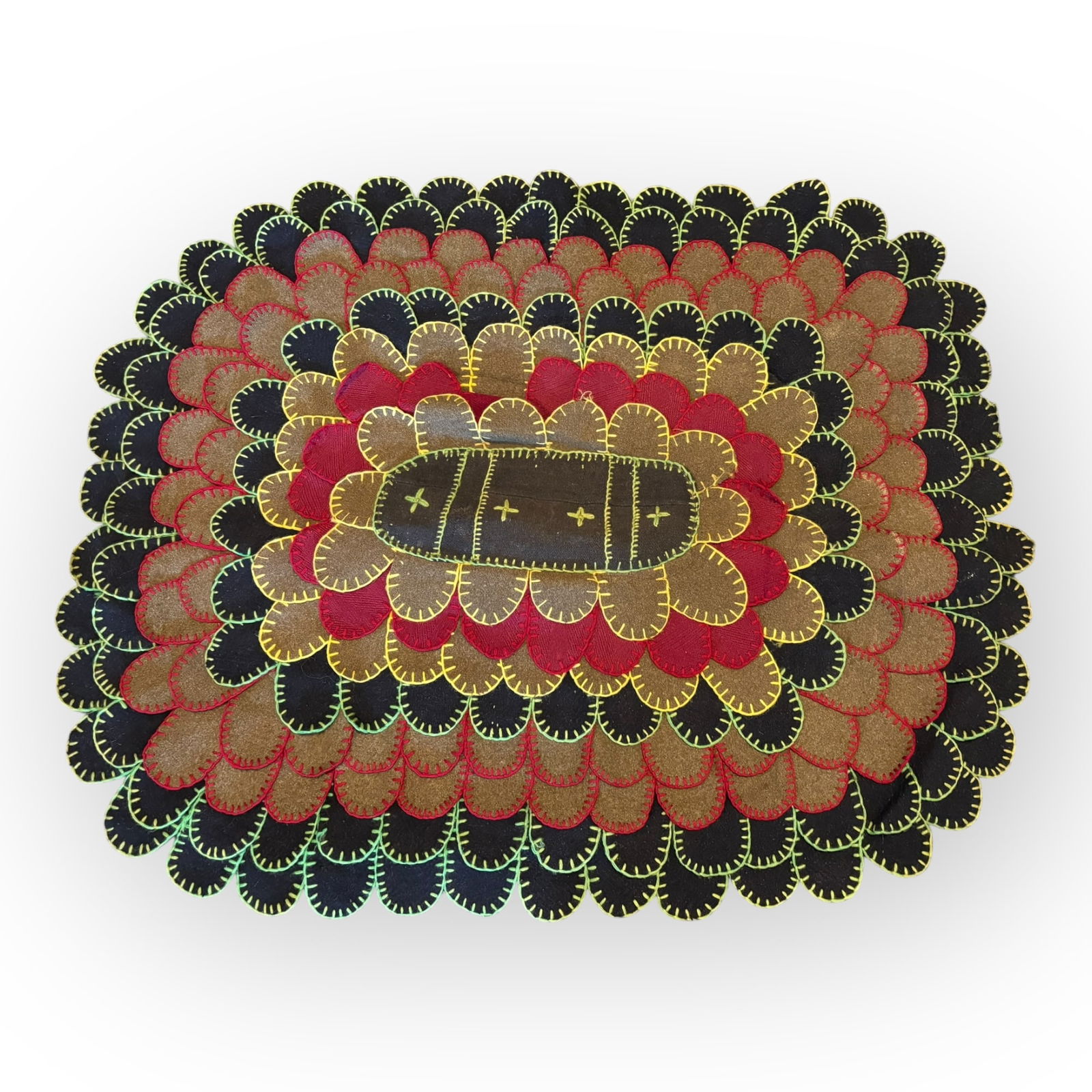 Amish Antique Elephant Tongue Rug (1 of 2)