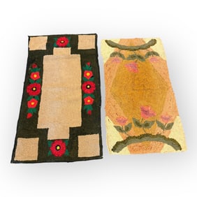 Pair of Hooked Rugs