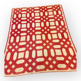 Red & White Quilt