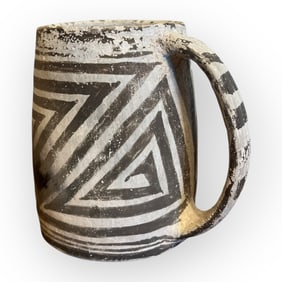 Mesa Verde Black on White Pre-Historic Mug