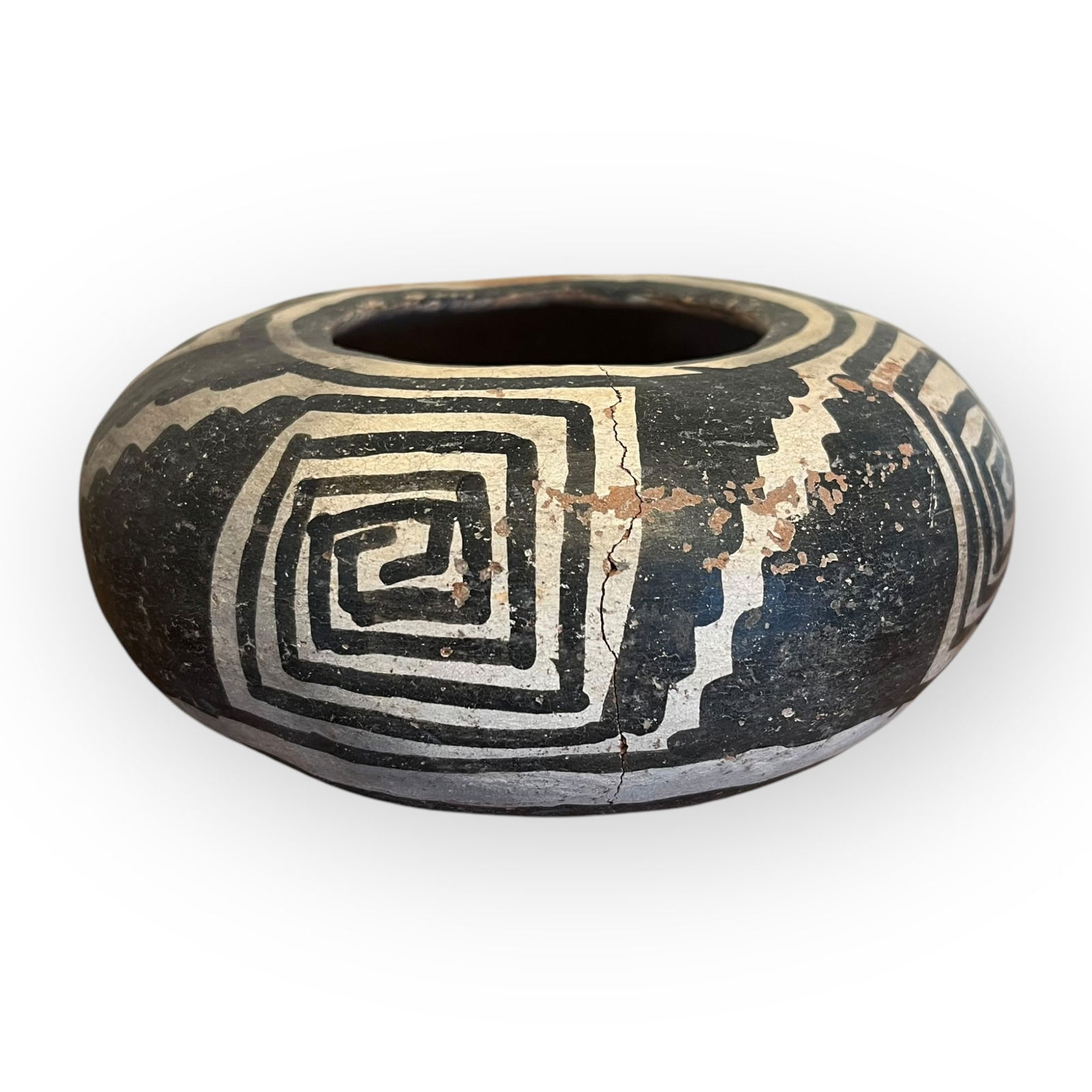 Small Prehistoric Pottery Seed Jar (1 of 2)
