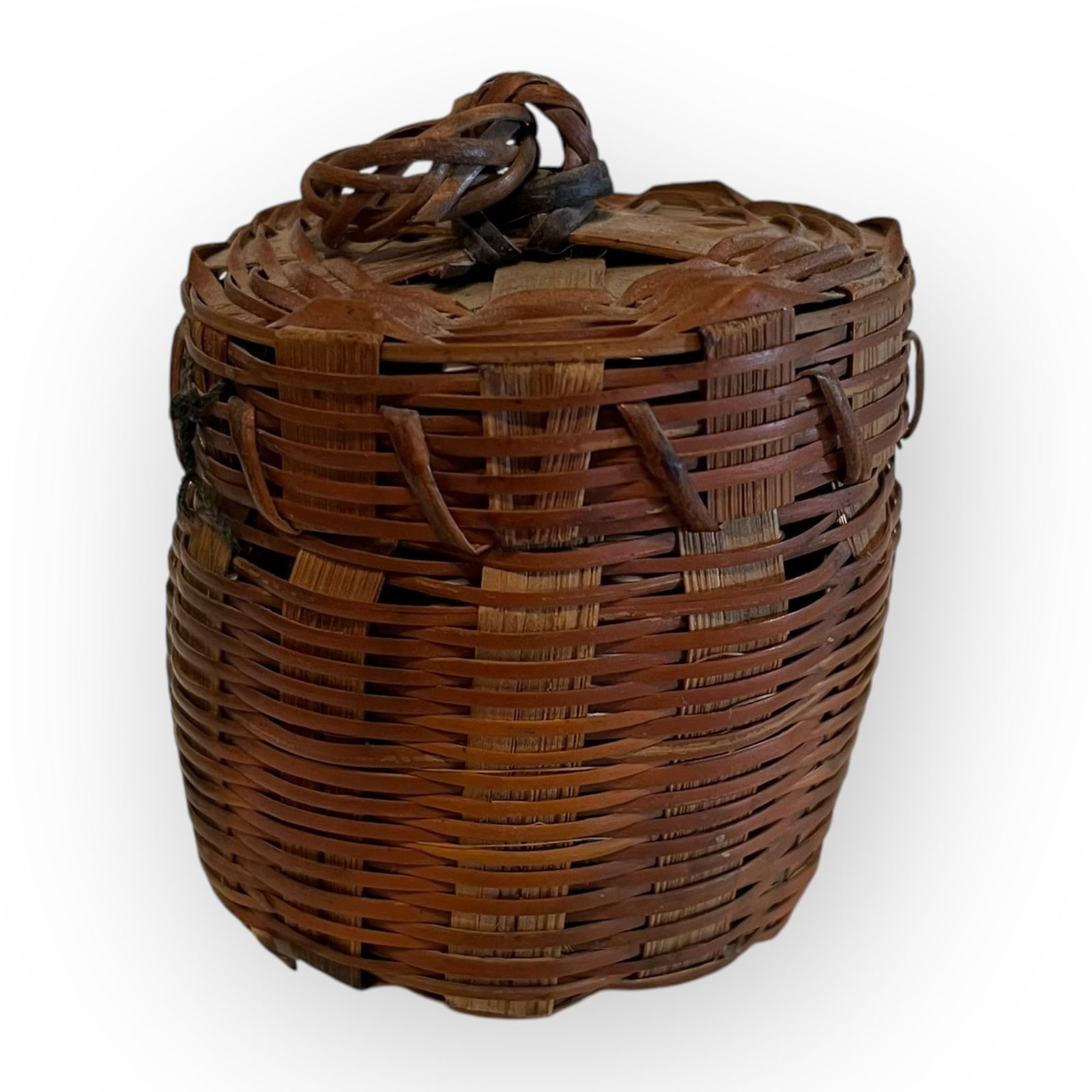 Miniature Lidded Basket (1 of 2)
