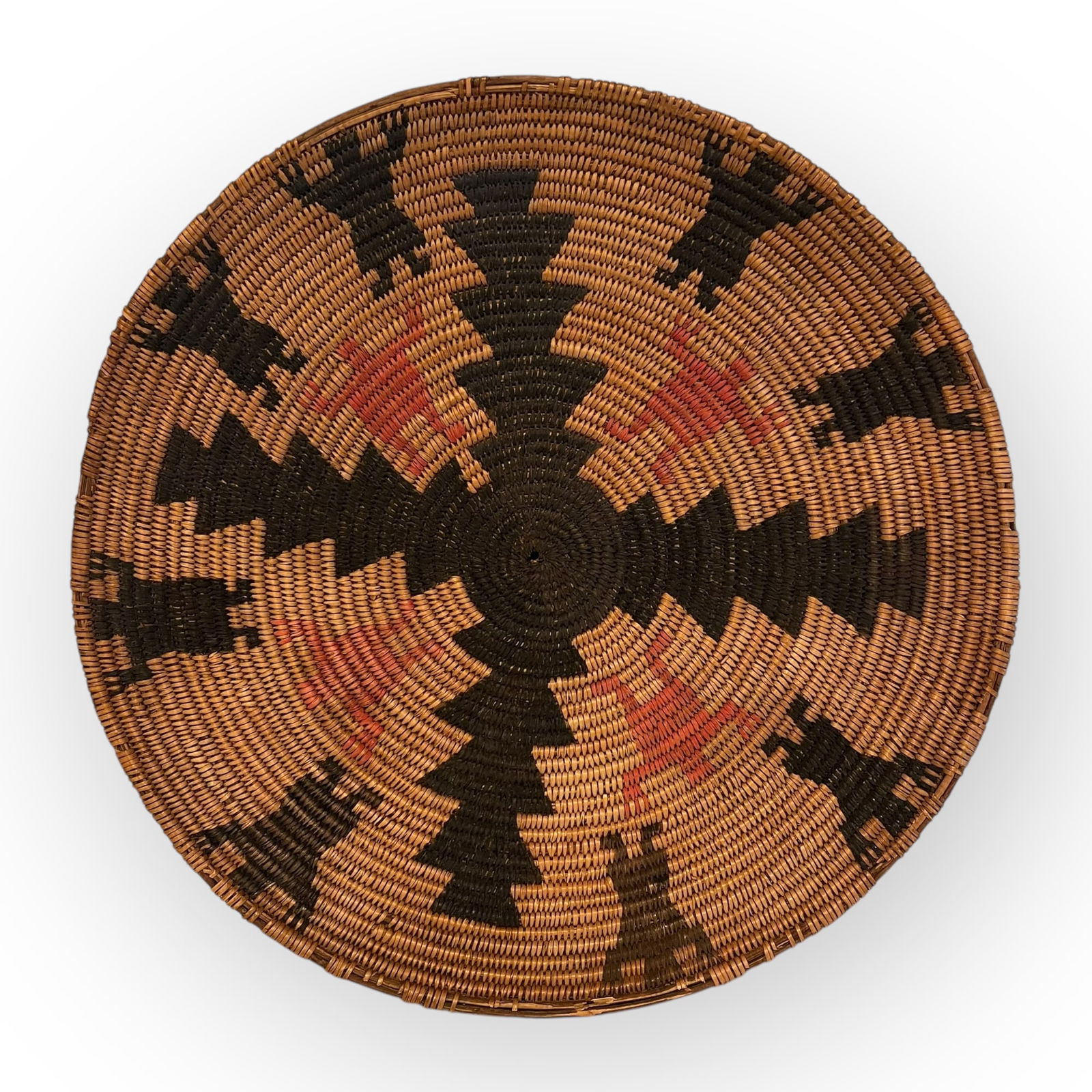 Figural California Basketry Tray (1 of 2)