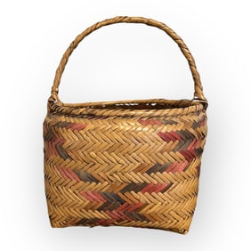 Cherokee Handled Single-Weave Basket