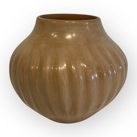 Jemez Pottery Melon Pot (Juanita Fragua, 1935-2023)