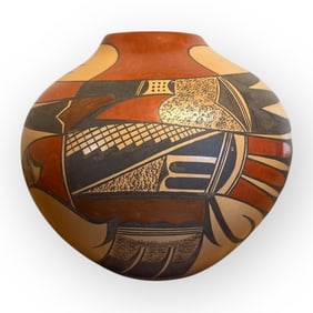 Rare Hopi-Tewa Seed Jar (Steve Lucas, 1955-)