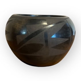 Santa Clara Blackware Bowl