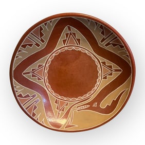 Massive Santa Clara Bowl (Flora Naranja, 1914-2000)