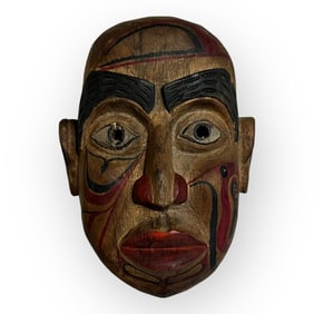 Folk Art Carved Mask