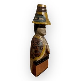 Northwest Coast Carved Shamans Figure/Post