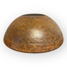 Late 18th C Turned Ash Burl Bowl