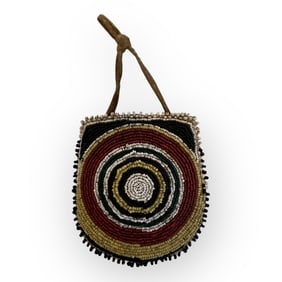 Early Plains Beaded Pouch