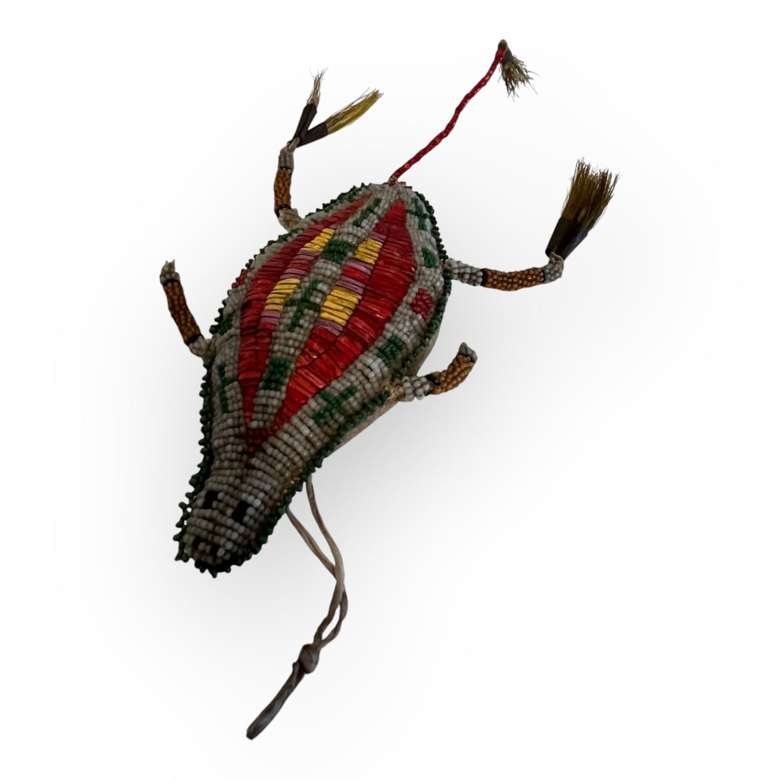 Early Quilled & Beaded Turtle Fetish (Sioux) (1 of 4)