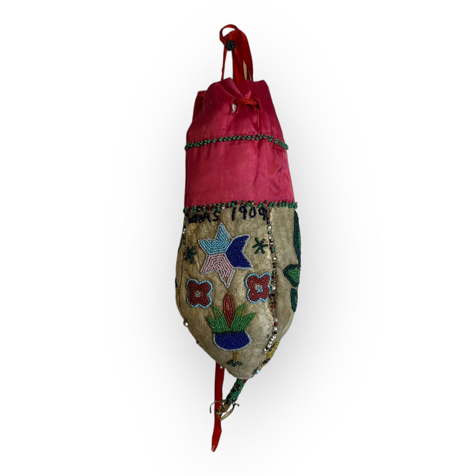 Dated 1909 Beaded Santee Sioux Bag (1 of 3)